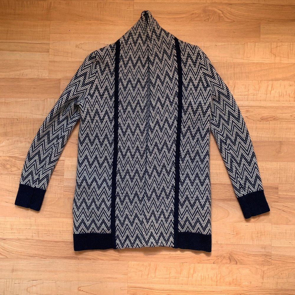 Banana Republic Navy Italian Wool Blend Sweater XS